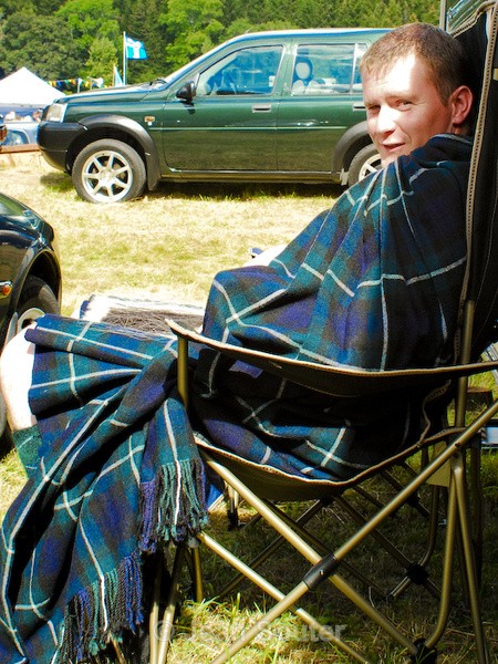 Robert after the march .... knackered - Lonach
