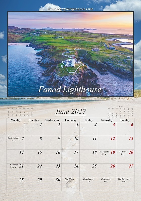 2027 calendarplp_Page6 - 2027 Scenes of Donegal Calendar