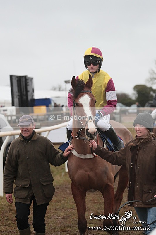 PtP 260125 445 - Cocklebarrow Point-to-Point racing with the Heythrop Hunt 26/01/25