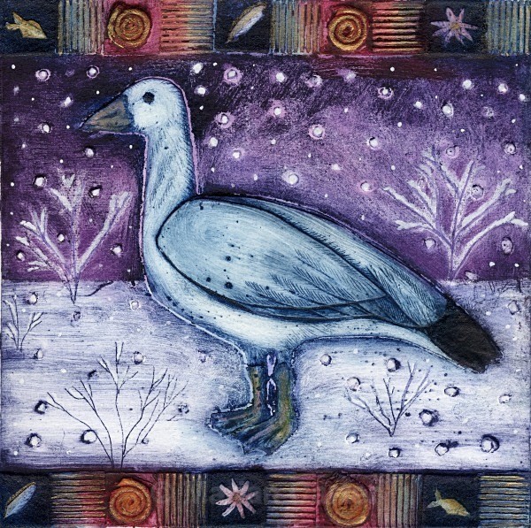 Snow Goose - Collagraphs