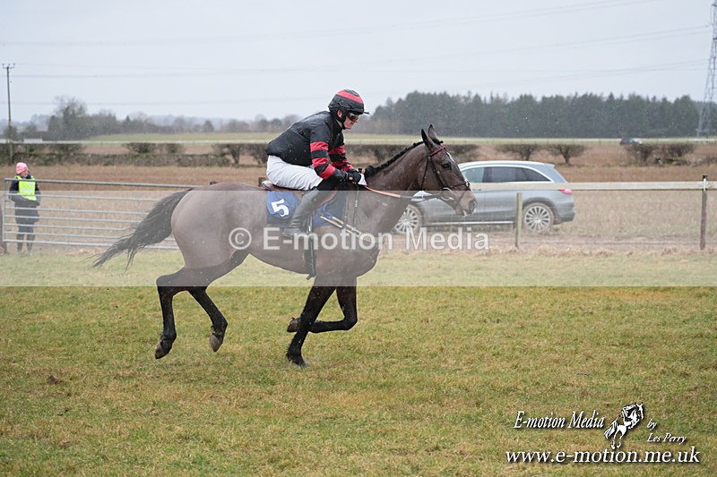 PtP 260125 82 - Cocklebarrow Point-to-Point racing with the Heythrop Hunt 26/01/25