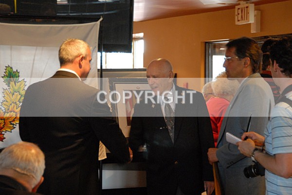 Greeting Guests - Edmonton / Northern Alberta Branch of the Monarchist League of Canada