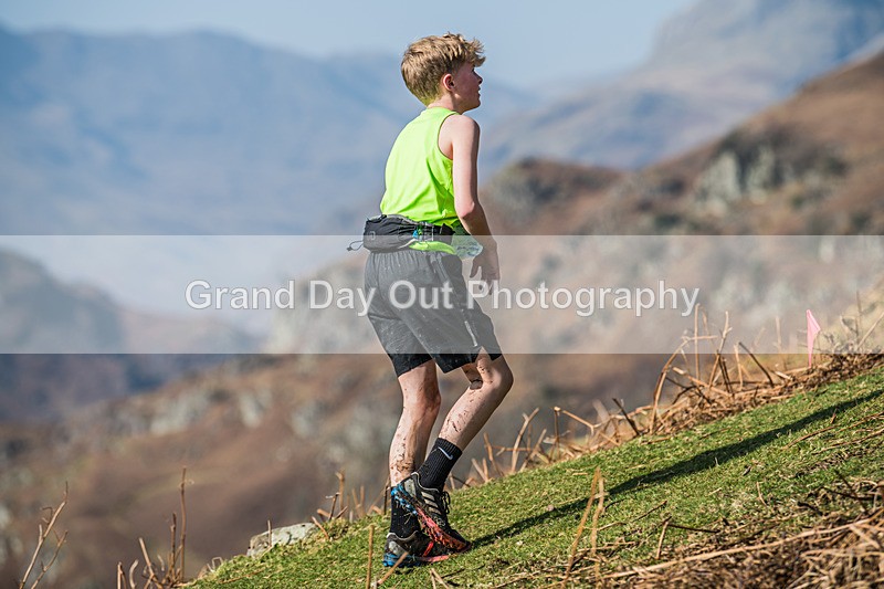 Elterwater-218 - Kendal Winter League Elterwater Under 15/17 Fell Races Sunday 9th March 2025