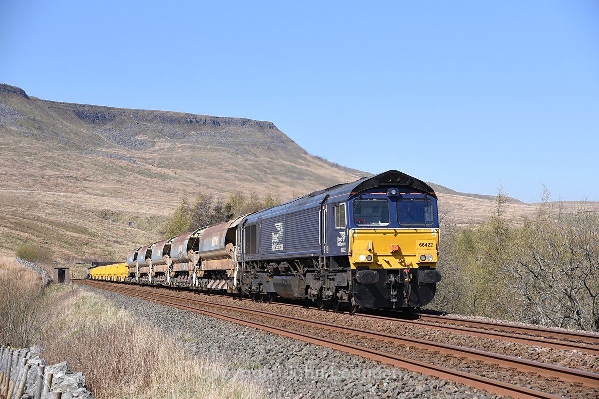 JL - 8.4.25 66422 6K05 Carlisle - Crewe, Ais Gill MP260 - Latest shots
