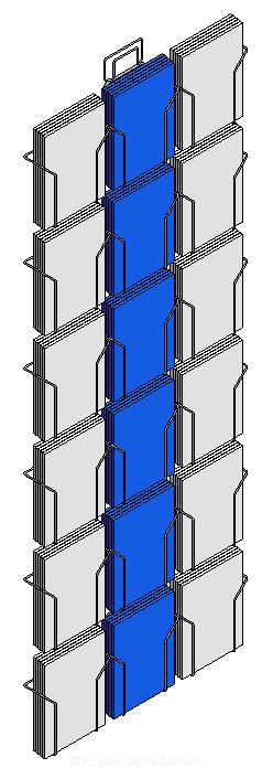 18 pocket wall display £35 - Greeting Card Display Options