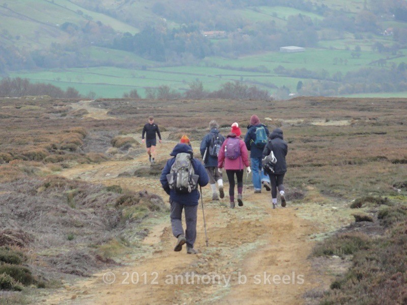 104 Leaving the Danby Beacon  down Beacon Hill - York Minster Walkers Collection 2024
