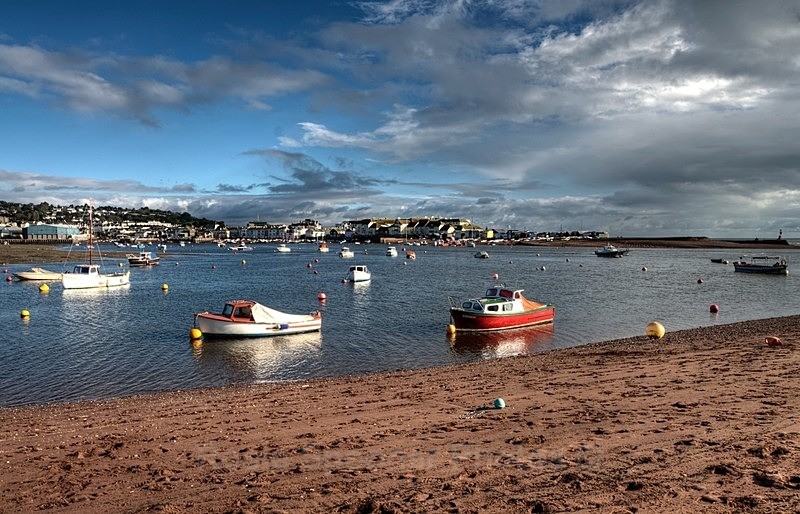 River Teign at Low Tide taken from Shaldon - Teignmouth and Shaldon