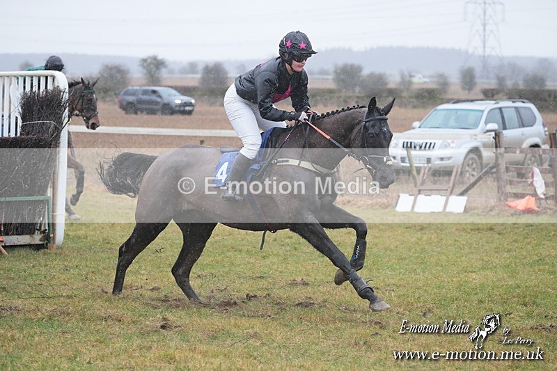 PtP 260125 336 - Cocklebarrow Point-to-Point racing with the Heythrop Hunt 26/01/25