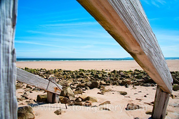 Under Breaker at Lossiemouth Beach - Scottish Highlands