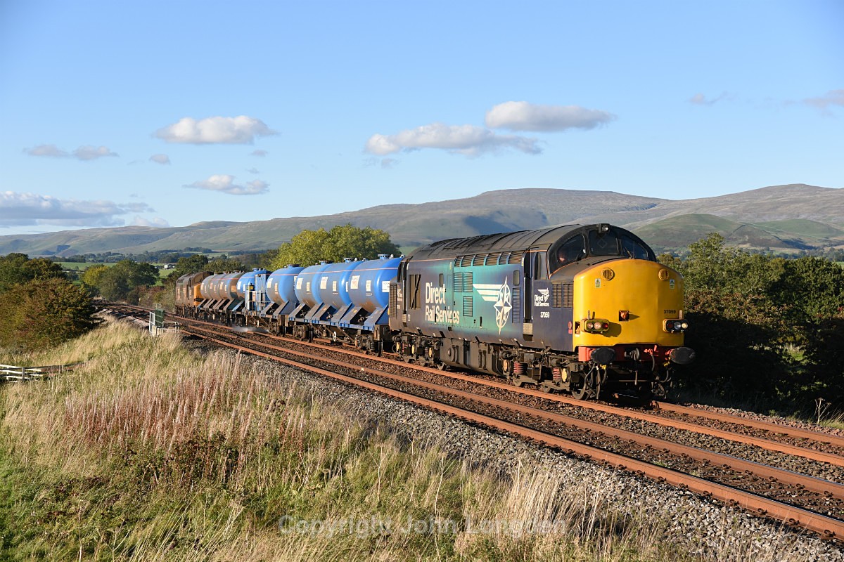 JL - 28.9.18 37059 &37069 3J11 Carlisle - Carlisle, Town End Farm - Town End Farm