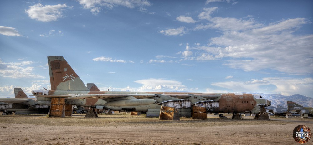 B54 Stratofortress at AMARG Aerospace Reclamation and Maintenance Group, Tucson AZ - Matthew Christopher Murray's Abandoned America