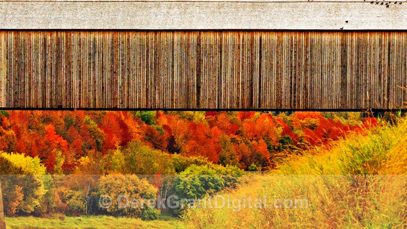 Autumn Foliage Canada - Florenceville Covered Bridge