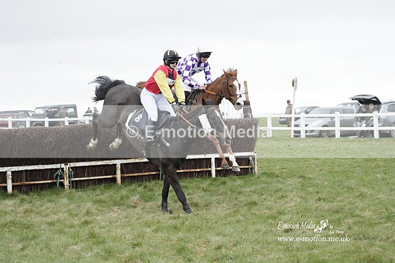 PtP 260323 0908 - New Forest Hounds Point-to-Point Larkhill 26/03/23