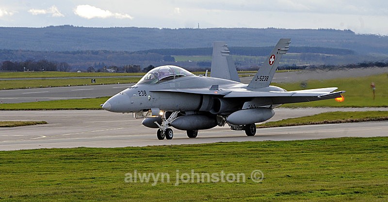 F-18 D 6 - RAF LOSSIEMOUTH VISIT NOV 2017