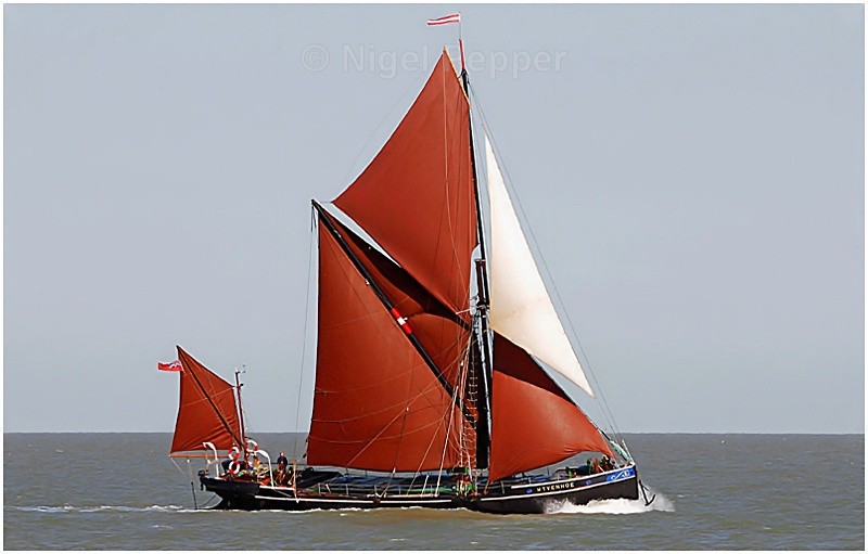 Racing Along - Thames Sailing Barges and Smacks