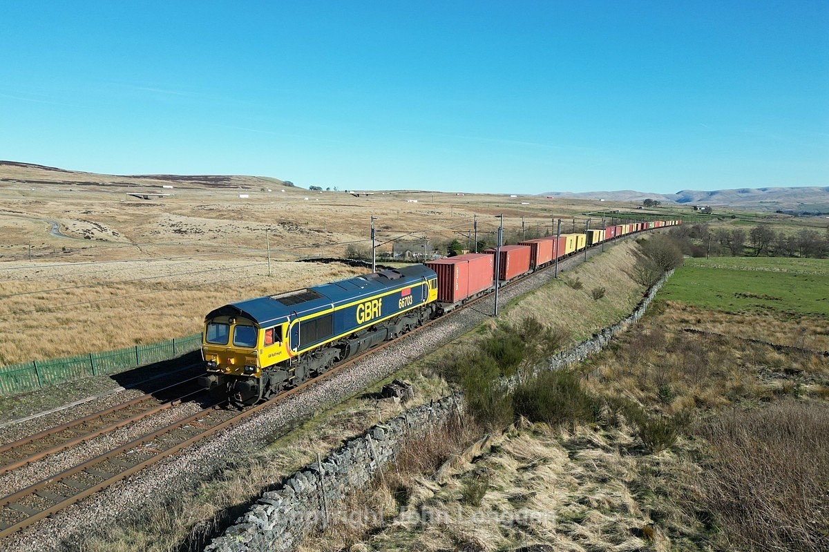 JL - 1.4.25 66703 4S57 Hams Hall - Mossend, Shap Wells 59L - Latest shots