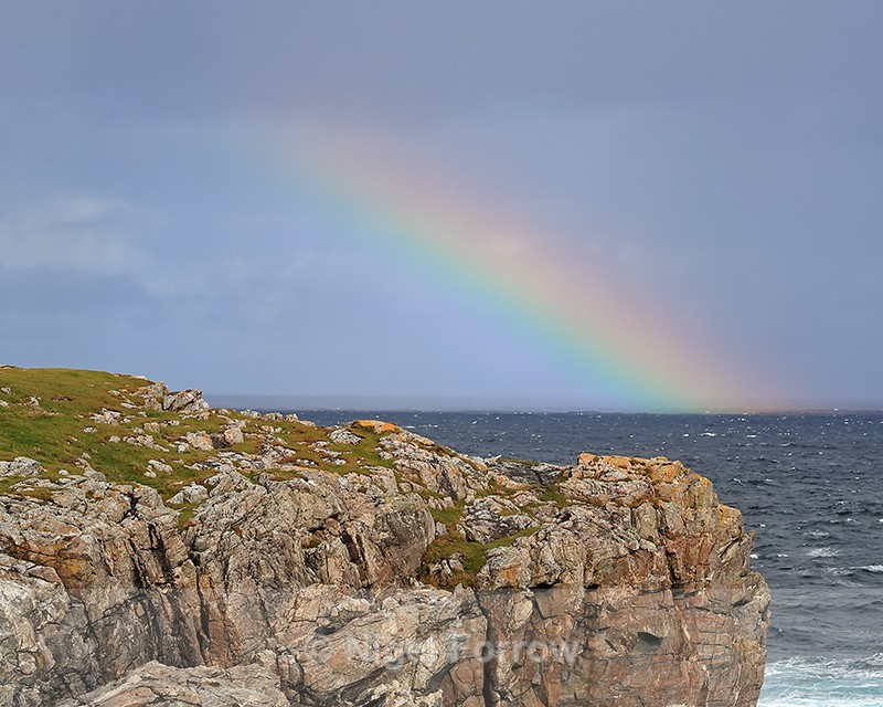 Rainbow at Strathy Point, Caithness, Scotland - Scotland