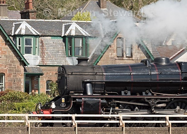 Jacobite train sighting from Loch Linnhe - Scotland