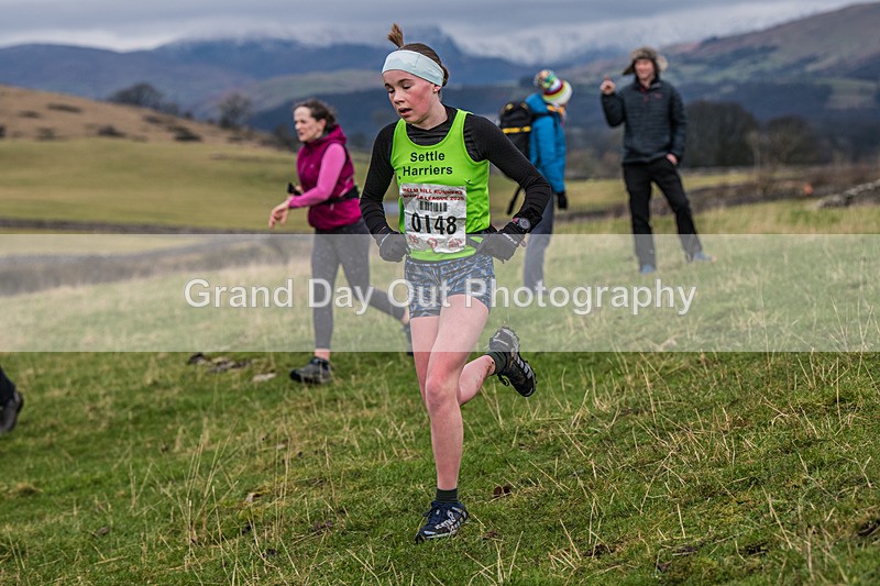 Cunswick U13-185 - Kendal Winter League Cunswick Scar Junior Under 13 Fell Race Sunday 26th January 2025