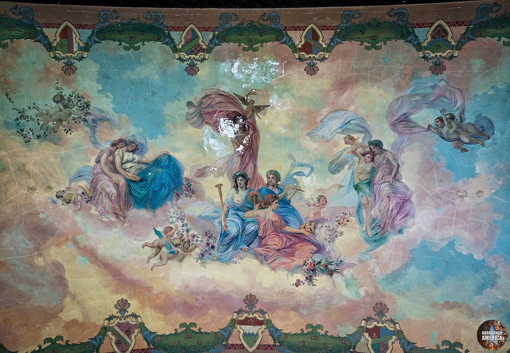 Mural Detail at The Westlake Theatre, Los Angeles, CA | Abandoned America