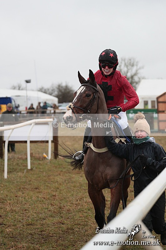 PtP 260125 21 - Cocklebarrow Point-to-Point racing with the Heythrop Hunt 26/01/25