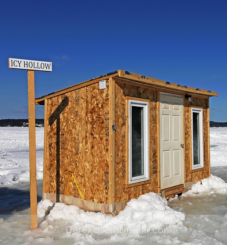 A Very Cool Place Name Renforth Ice Fishing Shack Canada