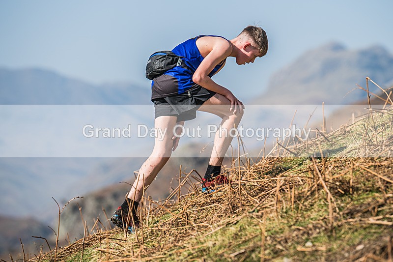 Elterwater-241 - Kendal Winter League Elterwater Under 15/17 Fell Races Sunday 9th March 2025