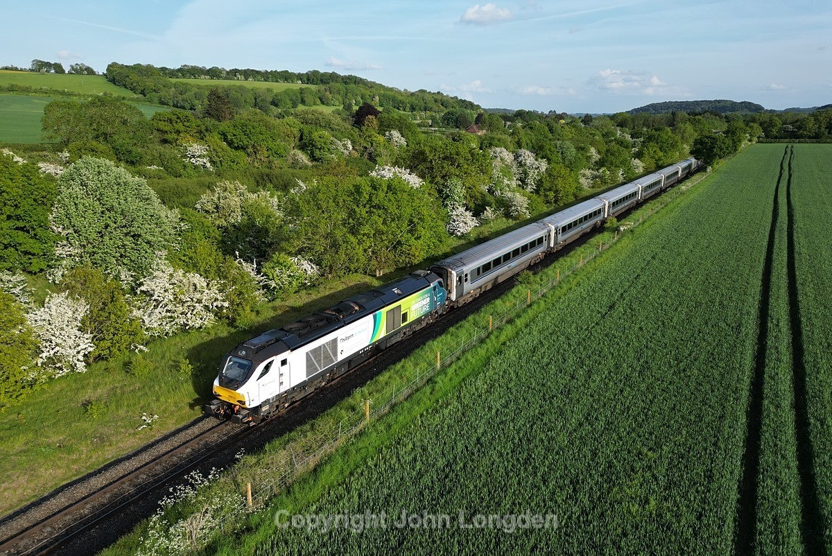 JL - 23.5.23 68014 1J53 18:07 Marylebone - Stourbridge Jn, Saunderton - Chiltern Routes (north to south)