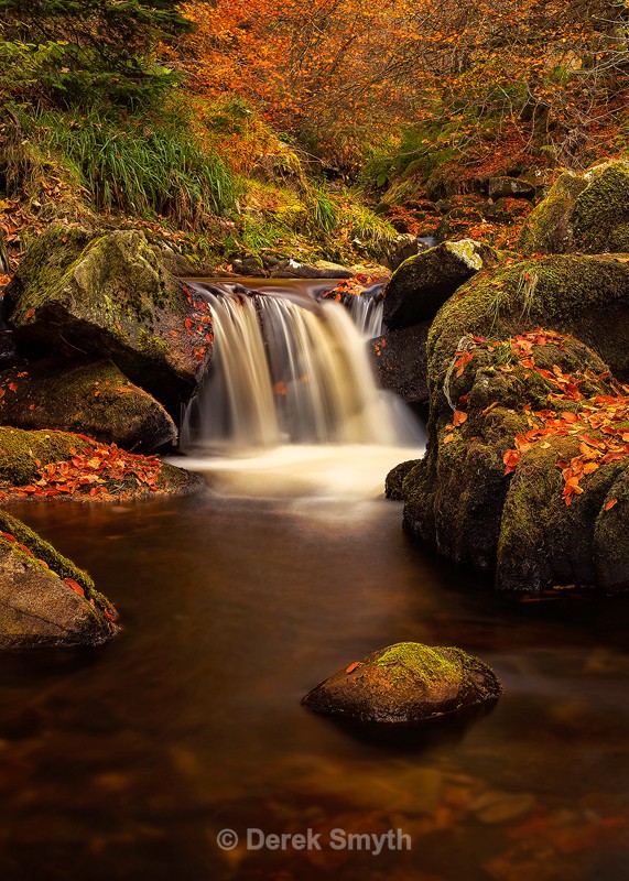 Waterfall In Autumn - Co. Wicklow