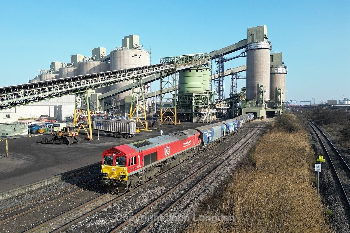 JL - 20.3.25 66077 6H77 Immingham  Biomass - Drax, Immingham 7 - Latest shots