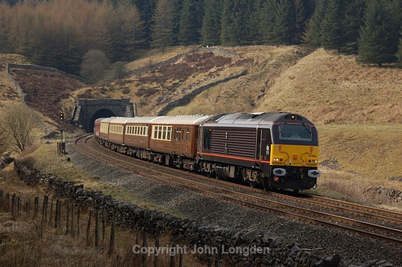 24.4.10 - 67006 Wolverhampton - Carlisle, Blea Moor Tunnel - Blea Moor Tunnel