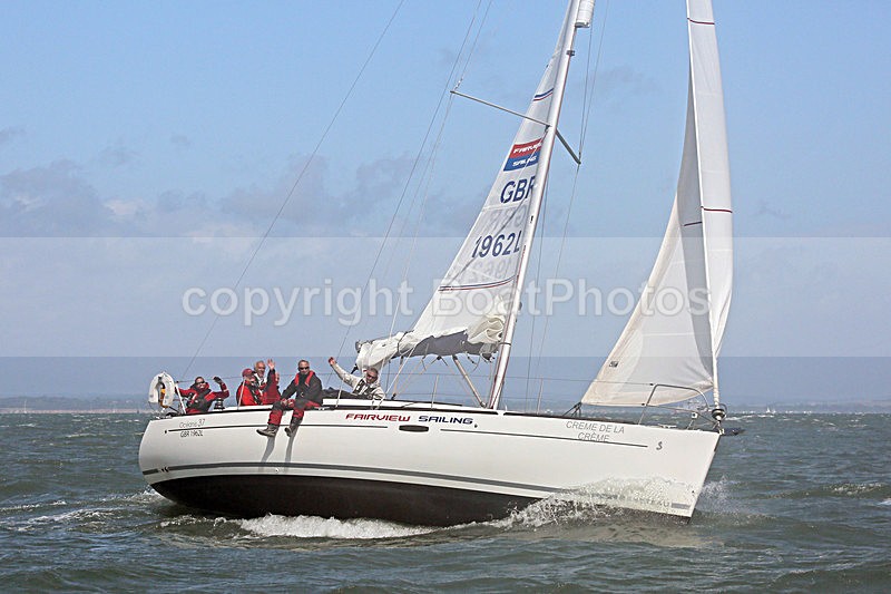 160701 CREME DE LA CREME - GBR1962L SOLENT Y92A9519 - Sailboats - monohull