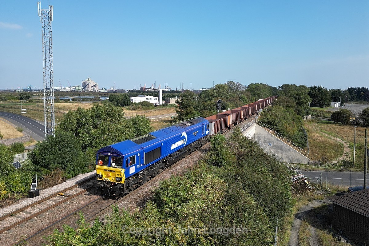 JL - 30.8.24 66142 6T26 Immingham Ore Term - Santon, Humber Rd Junc - Latest shots
