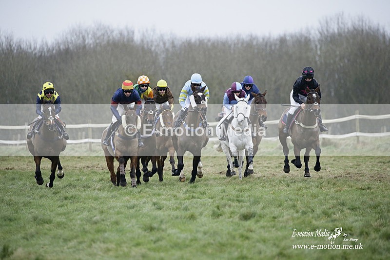 PtP 220122 430 - Royal Artillery Hunt Point-to-Point  - Larkhill Racecourse 22/01/22