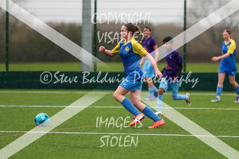 1DX20763 - 2026-02-15 FC Abbey Meads U13 Purple V Royal Wootton Bassett Town Youth U13 Yellow