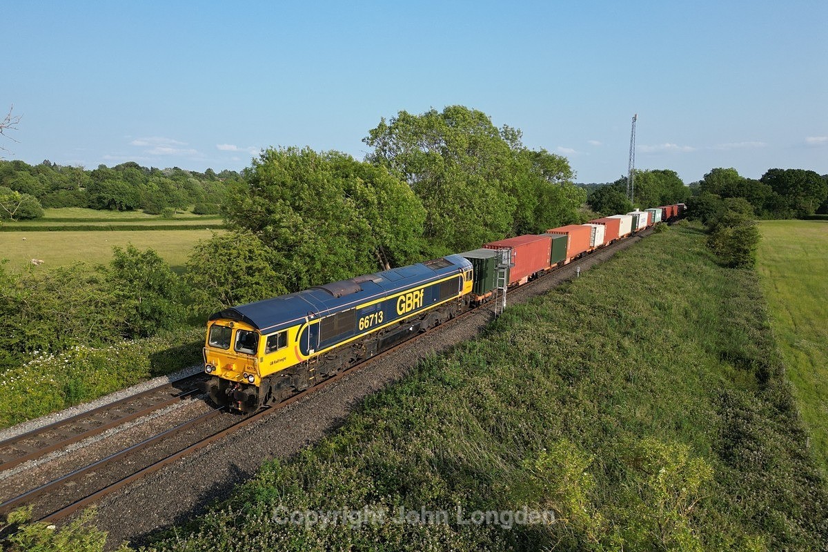 JL - 17.6.25 66713 4M46 Southampton - Trafford Park, Turners Green - Latest shots