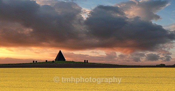 Pyramid and Sky - Yorkshire Countryside