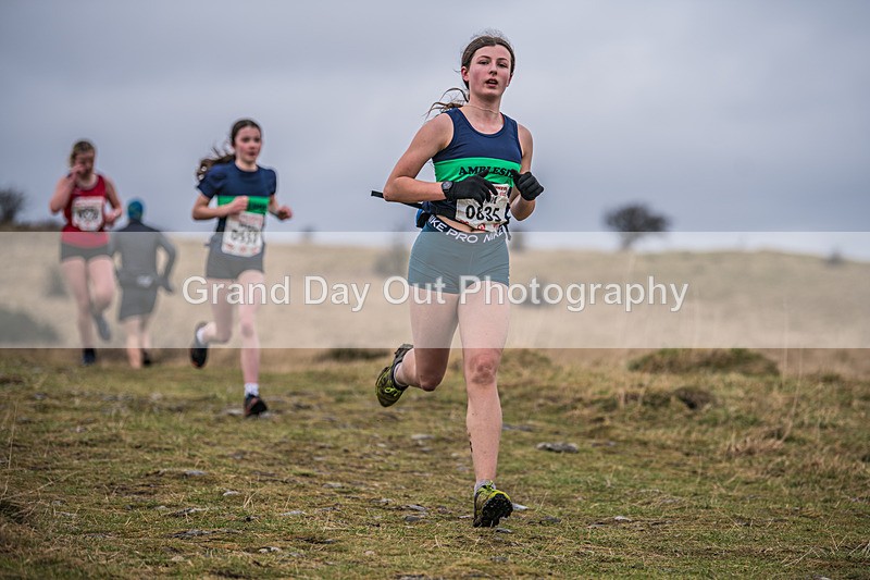 Cunswick U15  U17-123 - Kendal Winter League Cunswick Scar Junior Under 15 & 17 Fell Races Sunday 26th January 2025
