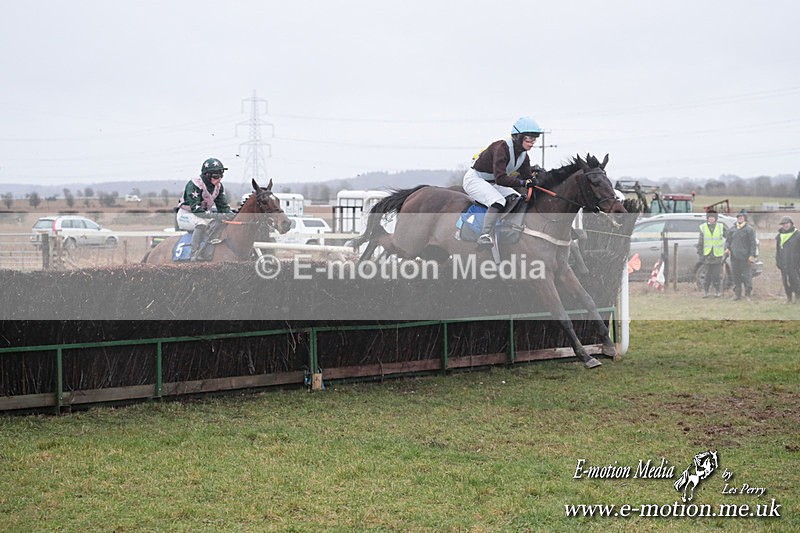 PtP 260125 746 - Cocklebarrow Point-to-Point racing with the Heythrop Hunt 26/01/25