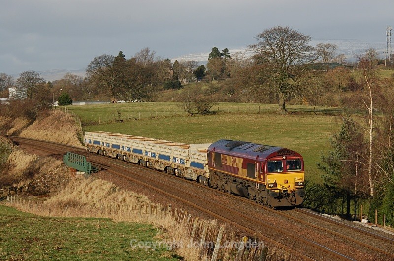 22.1.09 66186 6K05 Carlisle - Crewe, Appleby - Appleby - Causey Brow
