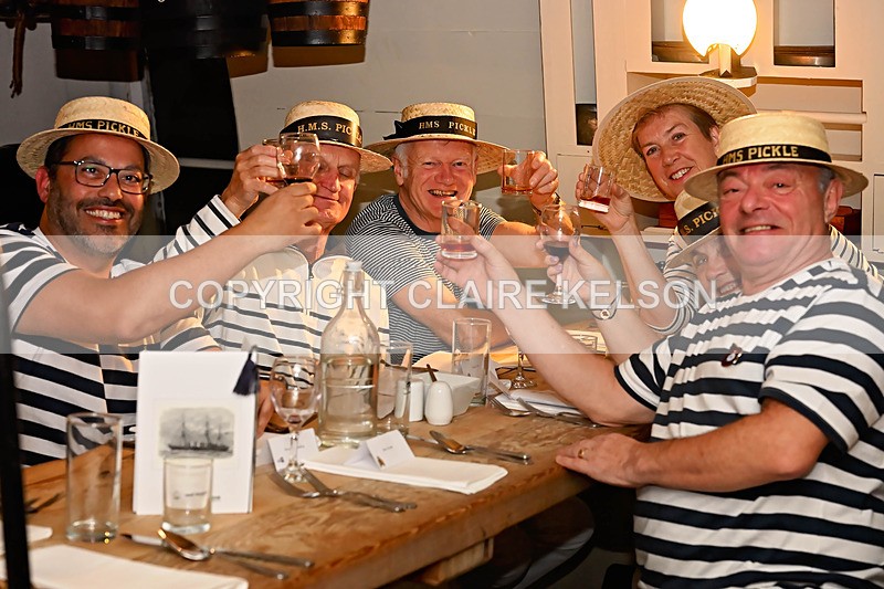 HMS PICKLE-55 - PICKLE NIGHT HMS WARRIOR 1860
