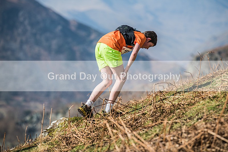 Elterwater-252 - Kendal Winter League Elterwater Under 15/17 Fell Races Sunday 9th March 2025