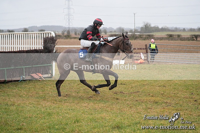 PtP 260125 102 - Cocklebarrow Point-to-Point racing with the Heythrop Hunt 26/01/25