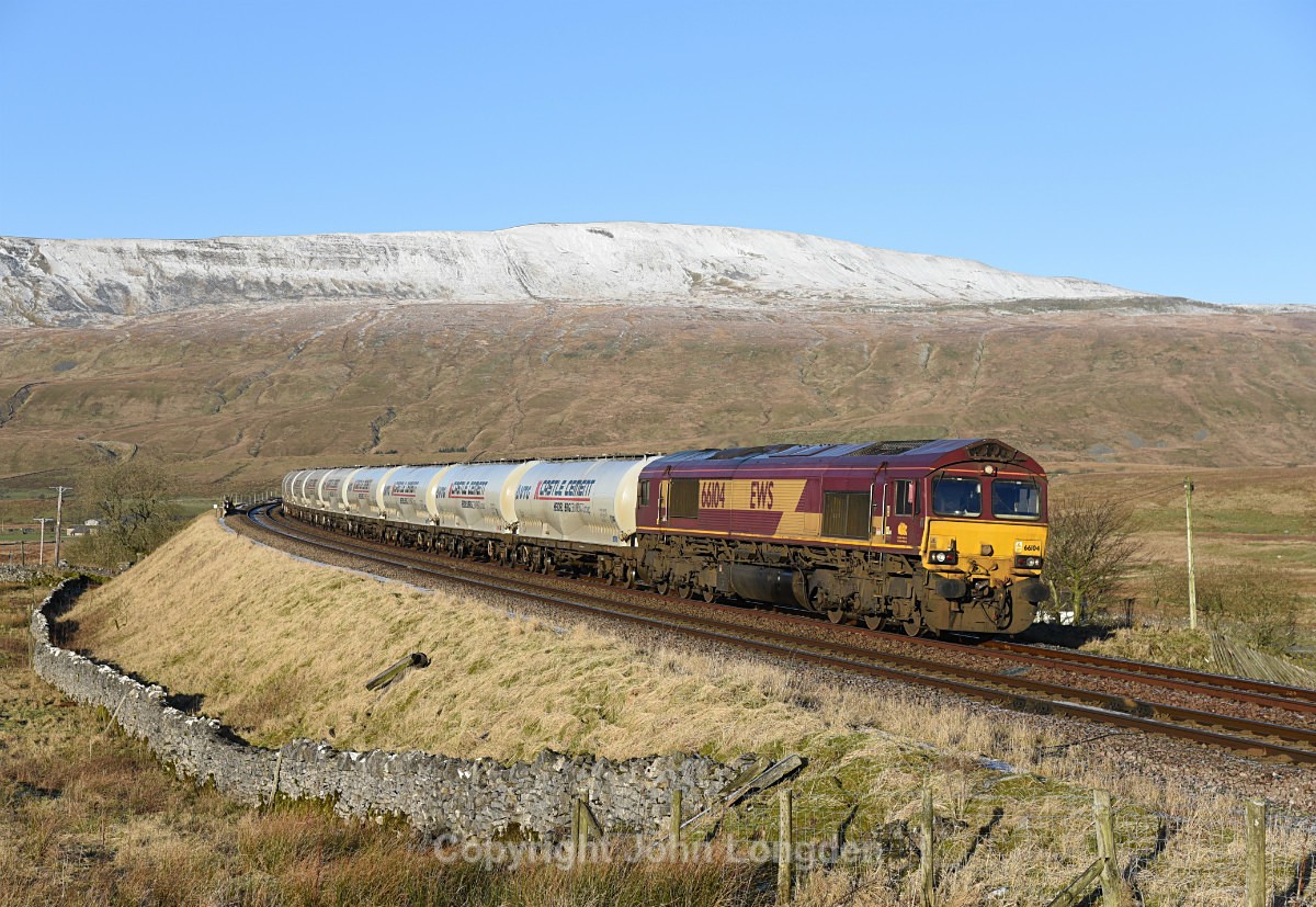 JL - 8.1.18 66104 4M00 Mossend - Clitheroe, Ribblehead - Ribblehead