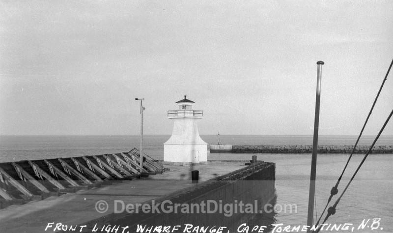 Front Lighthouse Wharf Range Cape Tormentine NB Canada