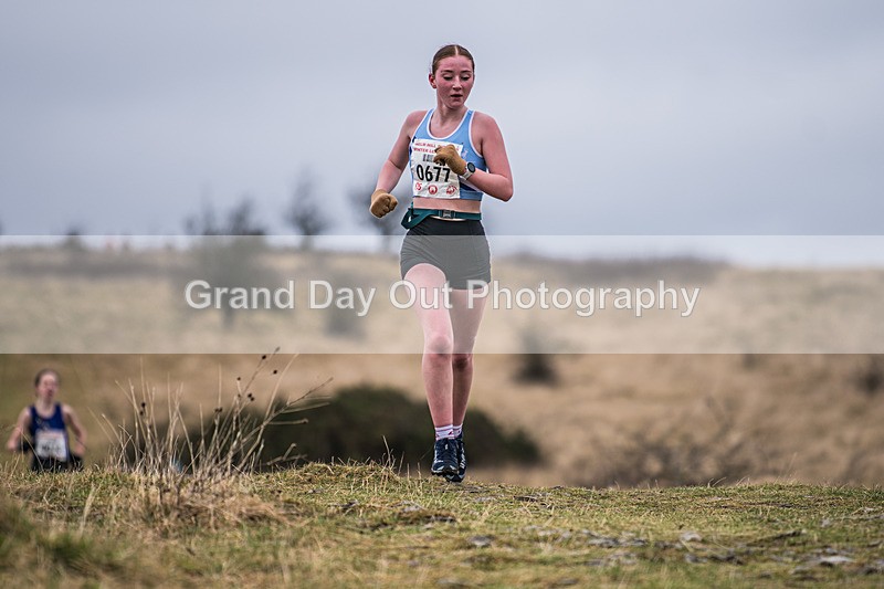 Cunswick U15  U17-94 - Kendal Winter League Cunswick Scar Junior Under 15 & 17 Fell Races Sunday 26th January 2025