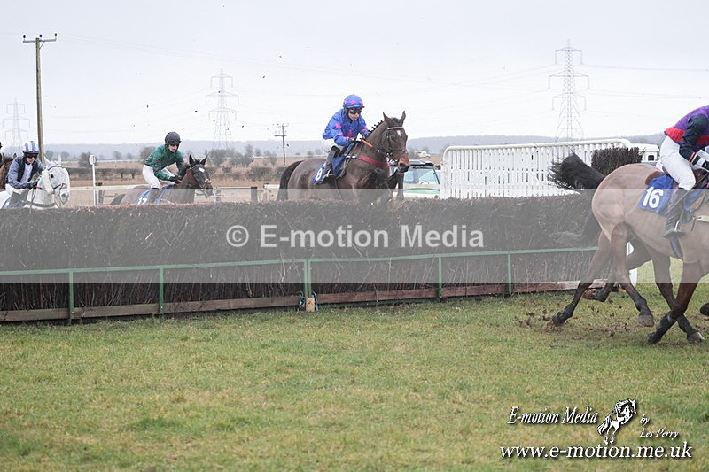 PtP 260125 540 - Cocklebarrow Point-to-Point racing with the Heythrop Hunt 26/01/25