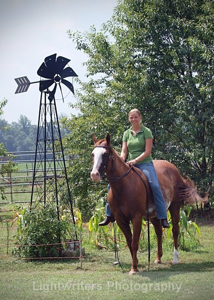 Haleys Horse_022 - Haley and Pilgrim