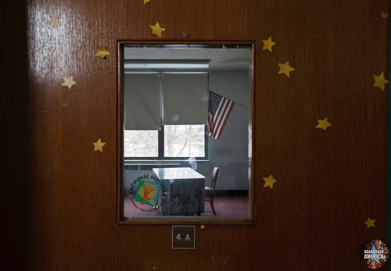 St. Margaret Mary School (Rochester, NY) | Doorway Window - St. Margaret Mary School