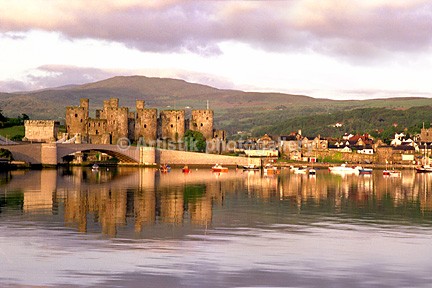 Conwy Castle from Deganwy - Sceniks.com - Snowdonia landscape photographs by Dave O'Shea